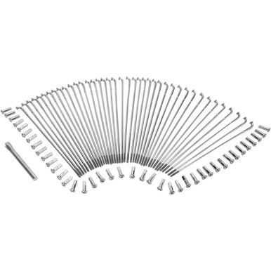 Drag Specialties - Spoke Set - Drop Center - Front - Stainless Steel - 21"