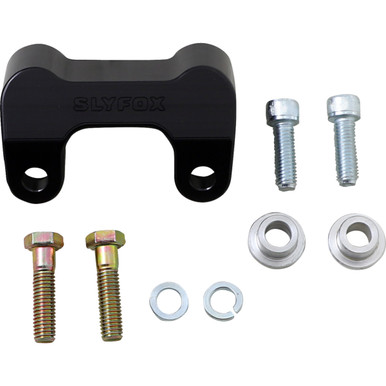 Slyfox #TM-SLY1 - Riser Adapter - Relocation Bracket - Black