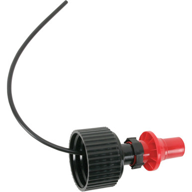Tuff JUG #RRS - Replacement Spill-Proof Spout - Tuff Jug Container - Black/Red