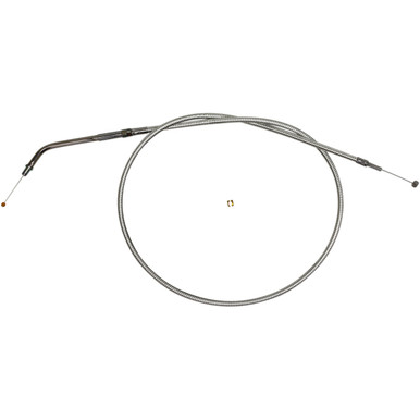 Magnum Shielding #3330 - Sterling Chromite II Braided Throttle Cable for Harley-Davidson - 39-1/2"