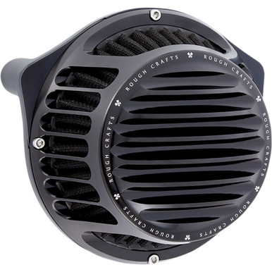 Rough Crafts #RC-600-010 - Round Air Cleaner - Black