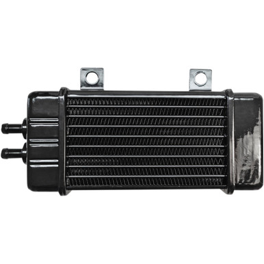 Jagg OIL Coolers #3150 - Universal Oil Cooler - 10-Row - Gloss Black