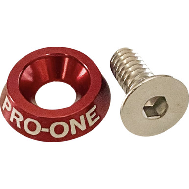 Pro-one Perf.mfg. #100200R - Seat Bolt - 1/4"-20 - Red