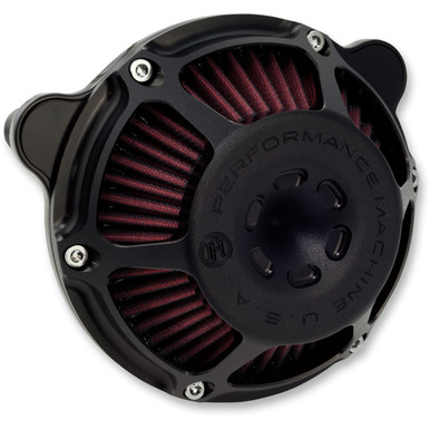 Performance Machine (PM) #0206-2080-SMB - Max HP Air Cleaner Kit - Black Ops™