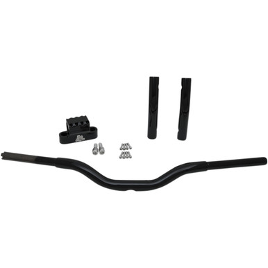 LA Choppers #LA-7336-08B - Kage Fighter-T Pullback Handlebar - Pullback - 11" - Black