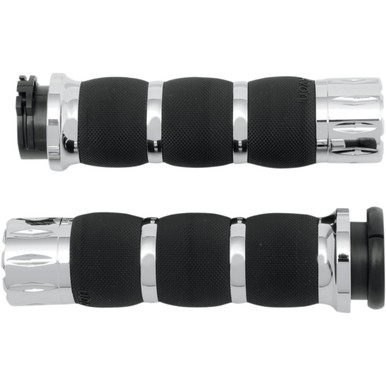 Avon Grips #AIR-90-RIV - Rival Air Cushioned Grips - Chrome