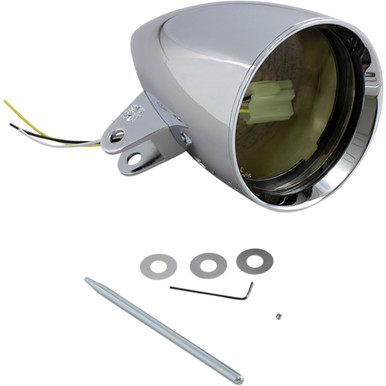 Headwinds #1-4800CA - 4 1/2" Headlight Housing - Chrome - Concours Rocket Smooth