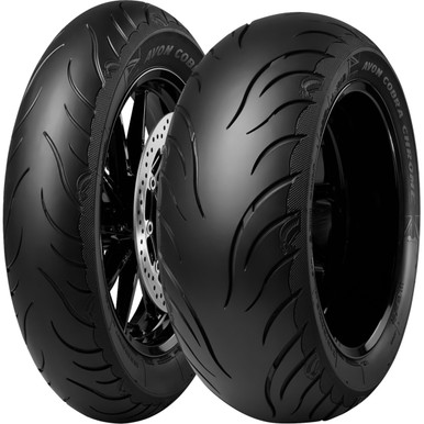 Avon #640520 - Tire - Cobra Chrome AV91 - Front - 120/70-21 - 68V