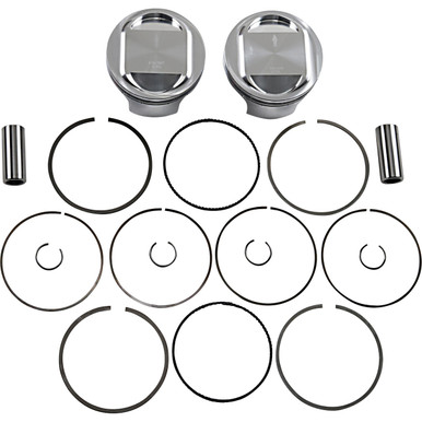 JE Pistons #324722 - Piston Kit - Bored to 98" - 10.5:1 CR - 88"/96" Twin Cam