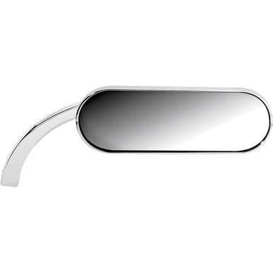Arlen Ness #13-407 - Mirror - Micro - Mini - Side View - Oval - Chrome - Right