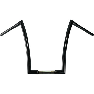Todd's Cycle #0601-2717 - 1-1/4" Strip Handlebar - 10" Rise - Black