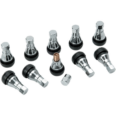 Dill AIR Controls #TR-412WZS - Valve Stem - Pull-In - Black/Chrome