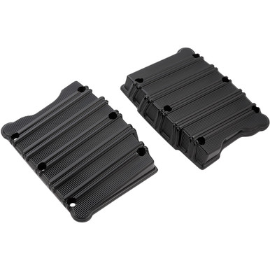 Arlen Ness #18-256 - Rocker Box Covers - 10 Gauge - Black