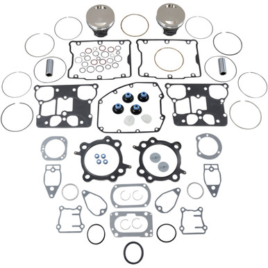 Wiseco #VT2719 - Piston Kit with Gasket - Standard - Twin Cam 88" Bored to 1550 cc (95 Cubic Inch)