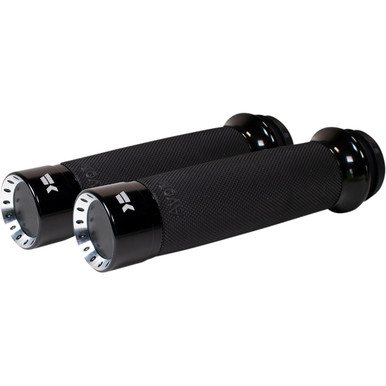 Khrome Werks #500120 - Turbine Grips - Custom Contour - TBW - Black