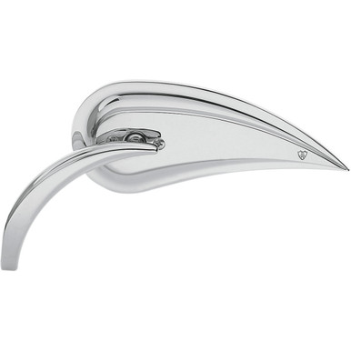 Arlen Ness #13-090 - Mirror - Rad III - Side View - Teardrop - Chrome - Left