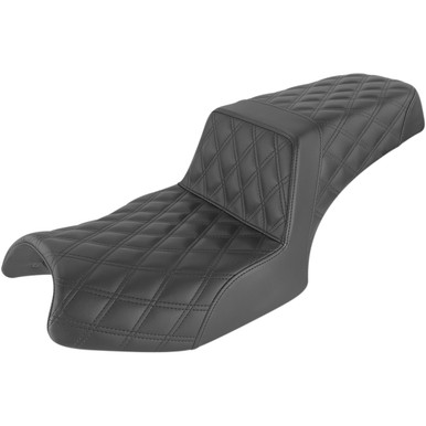 Saddlemen #I20-06-175 - Step-Up Seat - Full Lattice Stitch - Black - Challenger
