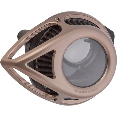 Arlen Ness #600-005 - Clear Tear Air Cleaner Kit - Titanium