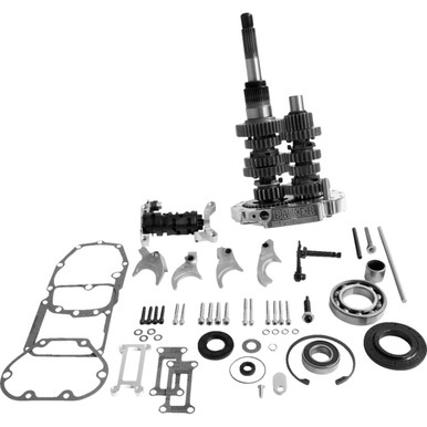 Baker Drivetrain #OD6-404P-02 - Gear Set - Overdrive/6-Speed - Polished - '01 Touring