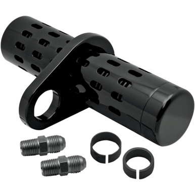 Pro-one Perf.mfg. #201050B - Oil Cooler Kit - No Gauge - Black - 1" - 1-1/4"