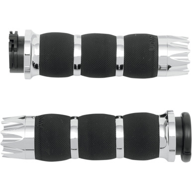 Avon Grips #AIR-90-EX - Excalibur Air Cushioned Grips - Chrome