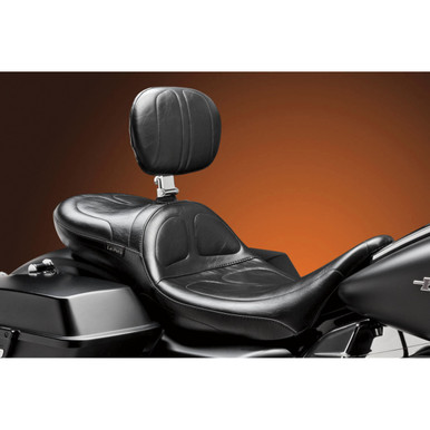 LE Pera #LK-957DLBR - Maverick Daddy Long Legs Seat - With Backrest - Black - Stitched - FL '08-'23