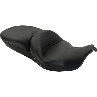 Mustang #76862 - Summit Studded Black Seat - Backrest Receptacle - FL '08-'25
