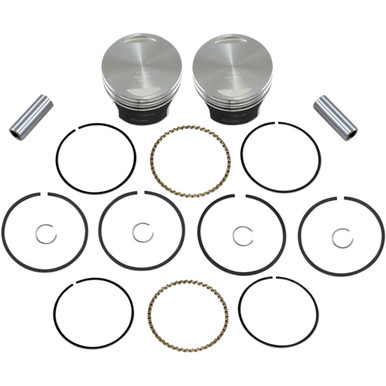 Wiseco #K0215P1 - Tracker™ Series Piston Kit - 3.508" - 1340 cc 80 Cubic Inch - +0.010" - Evolution