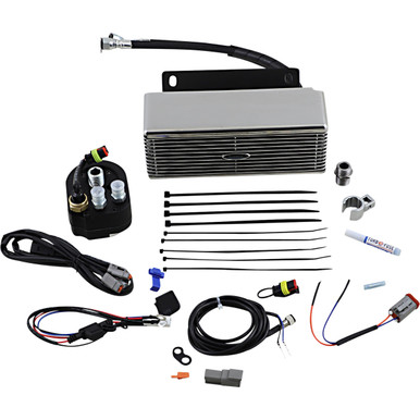 Ultracool #RF-2CSS - Below Regulator Mount Oil Cooler - Stainless Steel - Touring/Trike