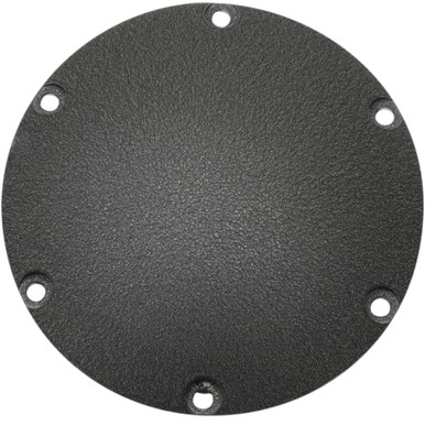 Drag Specialties - Derby Cover - Wrinkle Black - 6 Hole - '04-'22 Sportster