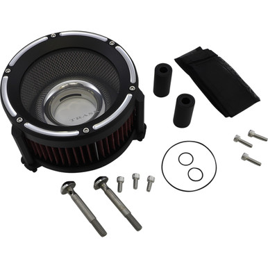 Trask #TM-1020RC - Assault Charge High-Flow Air Cleaner - Black