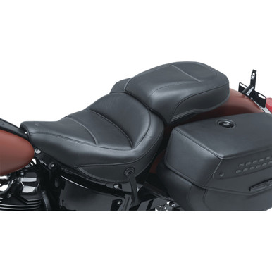 Mustang #75881 - Passenger Touring Seat - Black - Original Stitch - FLHC/FLDE