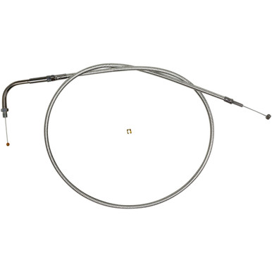 Magnum Shielding #33118 - Sterling Chromite II Braided Throttle Cable for Harley-Davidson - 48"