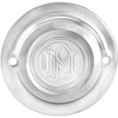 Performance Machine (PM) #0177-2064-CH - Ignition Cover - 2 Hole - Chrome - M8