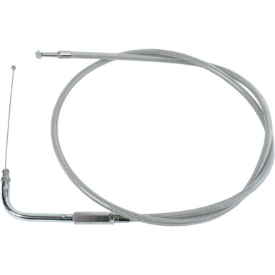 Drag Specialties - Stainless Braided Throttle Cable - 41"
