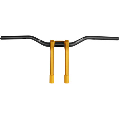 Performance Machine (PM) #0208-2186M-SMG - Phatbar & Riser Kit - External Wiring - 9" - Gold Ops