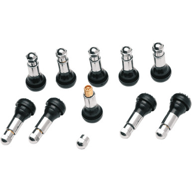 Dill AIR Controls #TR-413WZS - Valve Stem - Pull-In - Black/Chrome