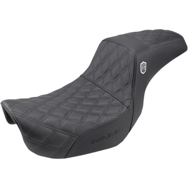 Saddlemen #SC80604D0 - Pro Series SDC Performance Seat - w/o Backrest - Lattice Stitch/Lumbar Gripper - FLD/FXD '06-'17