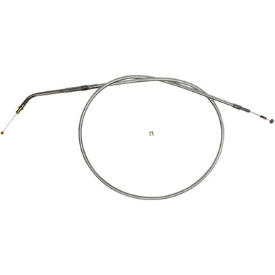 Magnum Shielding #3433 - Sterling Chromite II Braided Idle Cable for Harley-Davidson - 26-1/2"