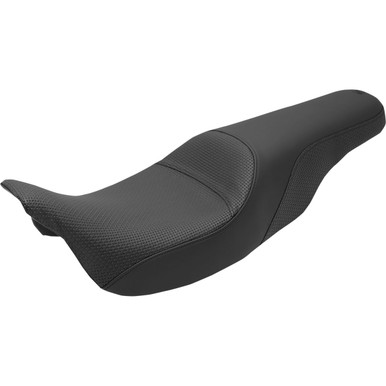 Saddlemen #808-07B-147 - Profiler™ Basketweave Seat - Black - FLH/FLT '08-'20