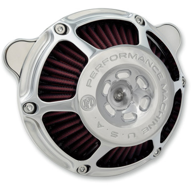 Performance Machine (PM) #0206-2141-CH - Max HP Air Cleaner Kit - Chrome