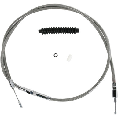 Drag Specialties - High-Efficiency Braided Stainless Steel Clutch Cable - 60"