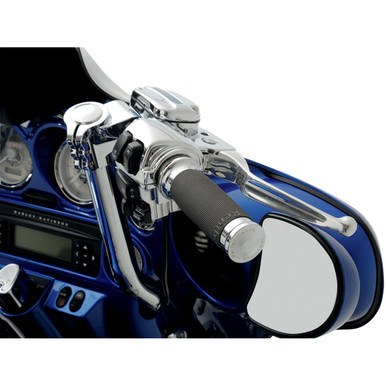 Performance Machine (PM) #0063-2007-CH - Contour Renthal Wrapped Grips - Chrome