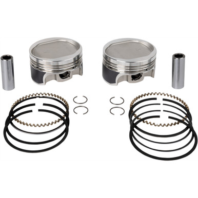 Wiseco #K0212PS - Tracker™ Series Piston Kit - 3.498" - 883 cc Bored to 1200 cc - Standard - 883 XL