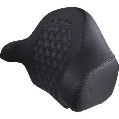 Saddlemen #814-07-18400 - Tour-Pak Backrest Pad - RoadSofa - Lattice Stitched Seat - Black - FL '14-'23