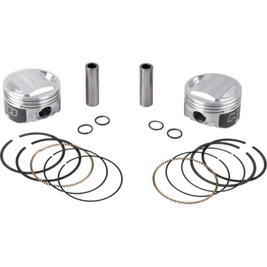 KB Performance #KB426C.010 - Piston Kit - 3.750" +0.010" - 10.5:1 CR - 88" Twin Cam