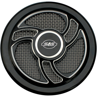 S&S Cycle #170-0206 - Air Cleaner Cover - Torker - Black