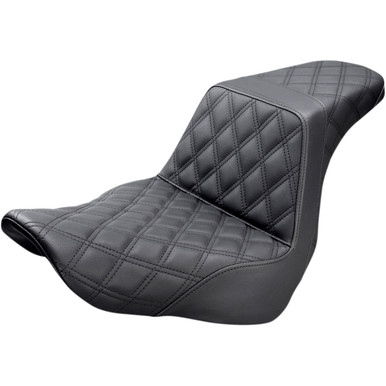 Saddlemen #818-29-175 - Step-Up Seat - Full Lattice Stitch - Black