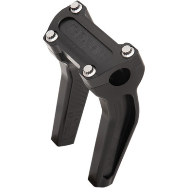 Thrashin Supply CO. #TSC-6525-1 - Handlebar Risers - Pull Back - 6-1/2" - Black