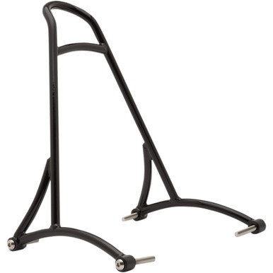 Burly Brand #B13-1504B - 13" Sissy Bar - Short - Black - HD Dyna
